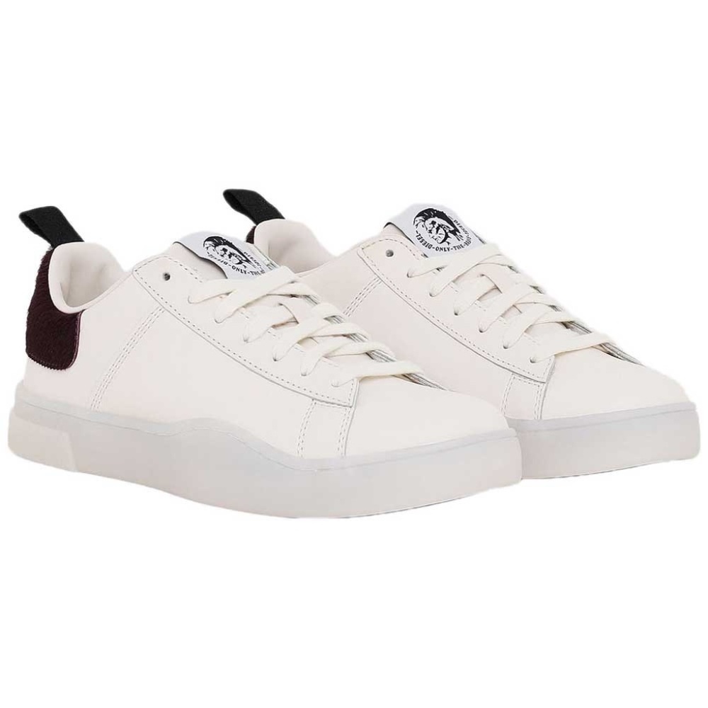 New Diesel Low lace leather sneakers
